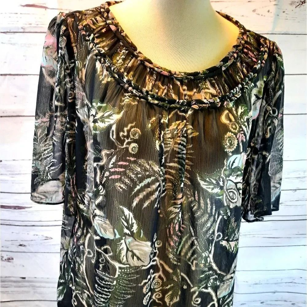 Banana Republic Flowy Floral Blouse